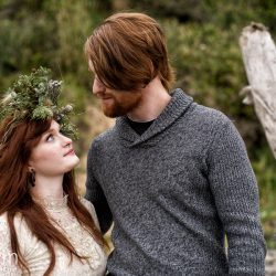 This viking elopement inspiration is all about untamed beauty on the coast