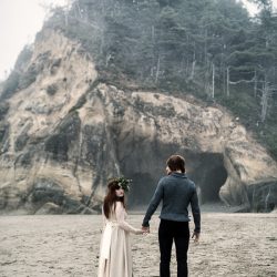 This viking elopement inspiration is all about untamed beauty on the coast