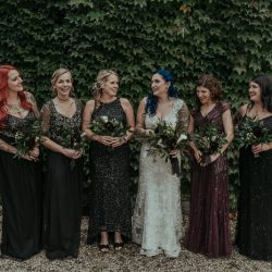 RoniRosePhotography OffbeatBrideRealWedding 12 - Vintage style & geometric touches at this vintage garage wedding Vintage style & geometric touches at this vintage garage wedding
