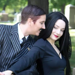 Untitled 1 1 - Like Morticia & Gomez themselves, this Addams Family engagement shoot is #couplesgoals Untitled 1 1