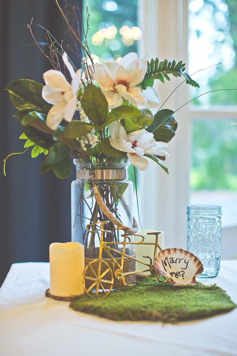 Spot all of the nerdy touches and adorable dogs at this wedding in the Redwoods