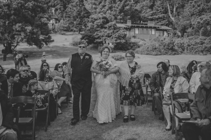 Can't stop the tears at this colorful non-binary California coast wedding