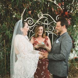 41220006 - A Reiki healer marries an actor in their Ojai backyard (made to look like their home!) A Reiki healer marries an actor in their Ojai backyard (made to look like their home!)