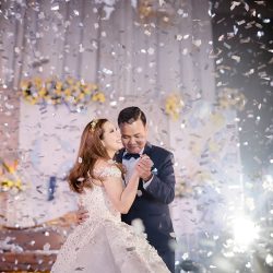 A9W1731a - An ultra glam blue and yellow Philippines wedding with Moroccan influences A cornflower blue and lemon yellow Philippines wedding with Moroccan influences