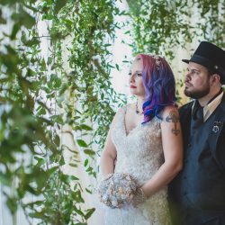 Owls, vines, & feathers at this glam Labyrinth meets 1920s wedding