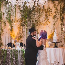 Owls, vines, & feathers at this glam Labyrinth meets 1920s wedding