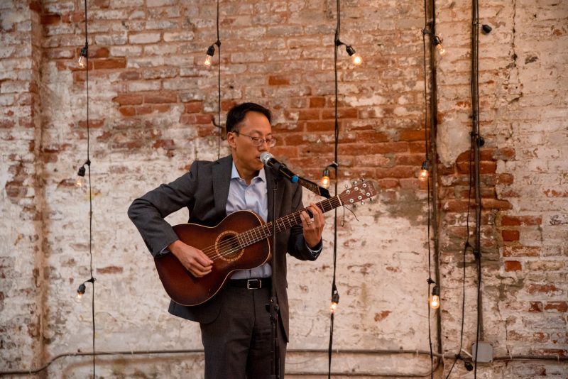 A casual & intimate wedding at Houston Hall in New York City