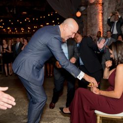 Grant Maiwald phillipvncom receptionpartII69 low - Epic dance-offs at this casual & intimate wedding at Houston Hall in New York City A casual & intimate wedding at Houston Hall in New York City