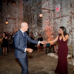 Grant Maiwald phillipvncom receptionpartII72 low - Epic dance-offs at this casual & intimate wedding at Houston Hall in New York City A casual & intimate wedding at Houston Hall in New York City