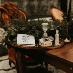 IA2A0096 1 - Floating candles, cloaks, & a patronus cake at this mystical Harry Potter-inspired wedding inspiration Floating candles, cloaks, & a patronus cake at this mystical Harry Potter-inspired wedding inspiration