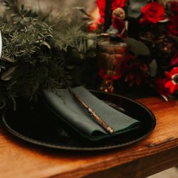 IA2A0105 1 - Floating candles, cloaks, & a patronus cake at this mystical Harry Potter-inspired wedding inspiration Floating candles, cloaks, & a patronus cake at this mystical Harry Potter-inspired wedding inspiration