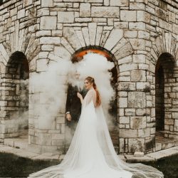 IA2A0393 1 - Floating candles, cloaks, & a patronus cake at this mystical Harry Potter-inspired wedding inspiration Floating candles, cloaks, & a patronus cake at this mystical Harry Potter-inspired wedding inspiration