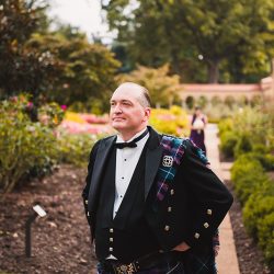 Natalie Jonathan Wedding 13 - Sword fights & purple kilts at this dance party wedding with an Oreo toast Sword fights & purple kilts at this dance party wedding with an Oreo toast