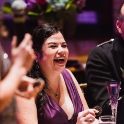 Natalie Jonathan Wedding 311 - Sword fights & purple kilts at this dance party wedding with an Oreo toast Sword fights & purple kilts at this dance party wedding with an Oreo toast