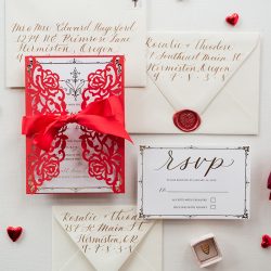 The sexiest lace boots ever inspired this Valentine elopement shoot
