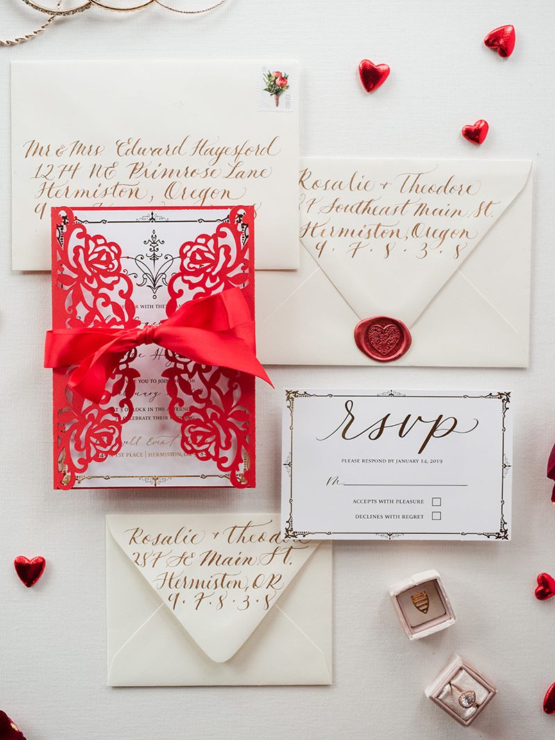 The sexiest lace boots ever inspired this Valentine elopement shoot