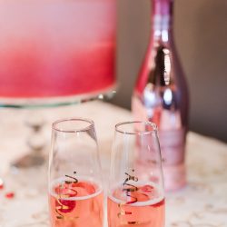 The sexiest lace boots ever inspired this Valentine's Day wedding