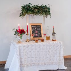The sexiest lace boots ever inspired this Valentine's Day wedding