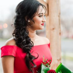 The sexiest lace boots ever inspired this Valentine elopement shoot