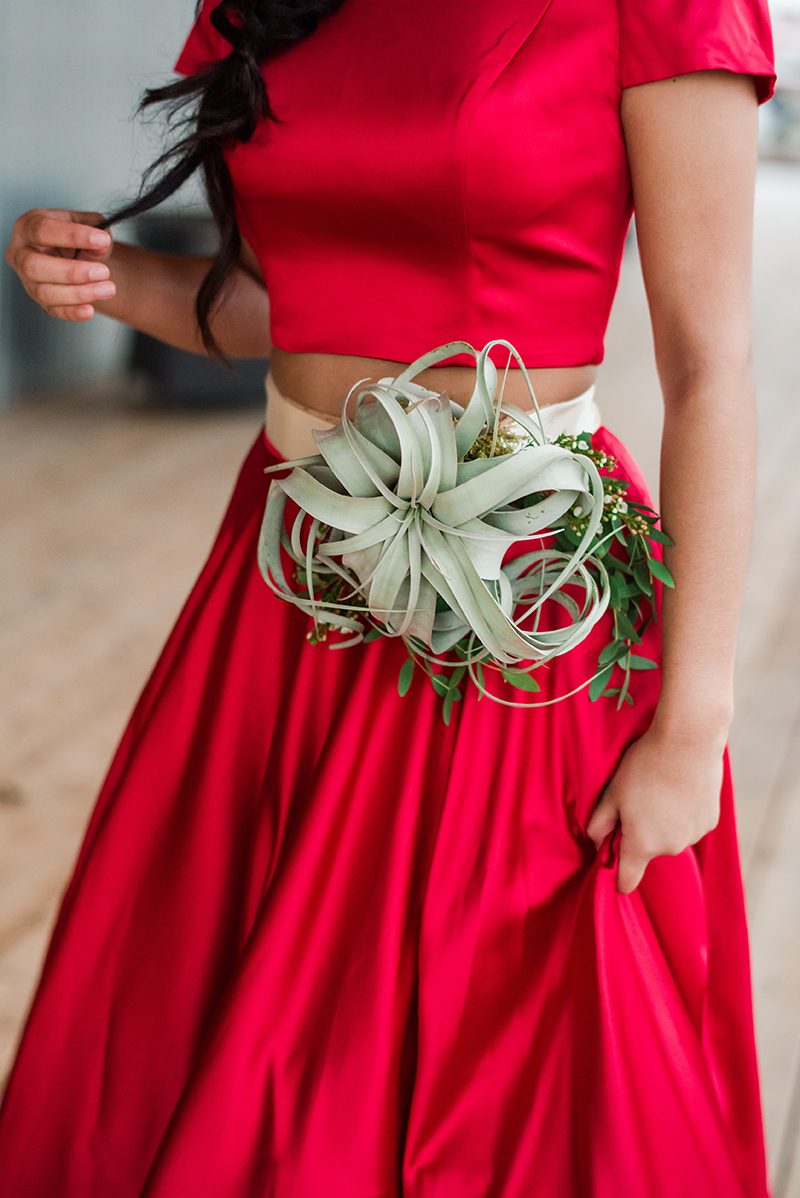 The sexiest lace boots ever inspired this Valentine elopement shoot