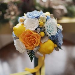 aPRD07267 2 - An ultra glam blue and yellow Philippines wedding with Moroccan influences A cornflower blue and lemon yellow Philippines wedding with Moroccan influences