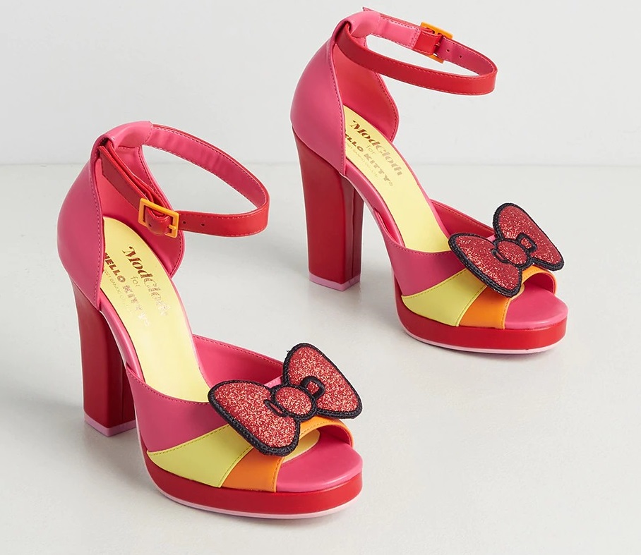 Strawberry Sundae Platform Heel
