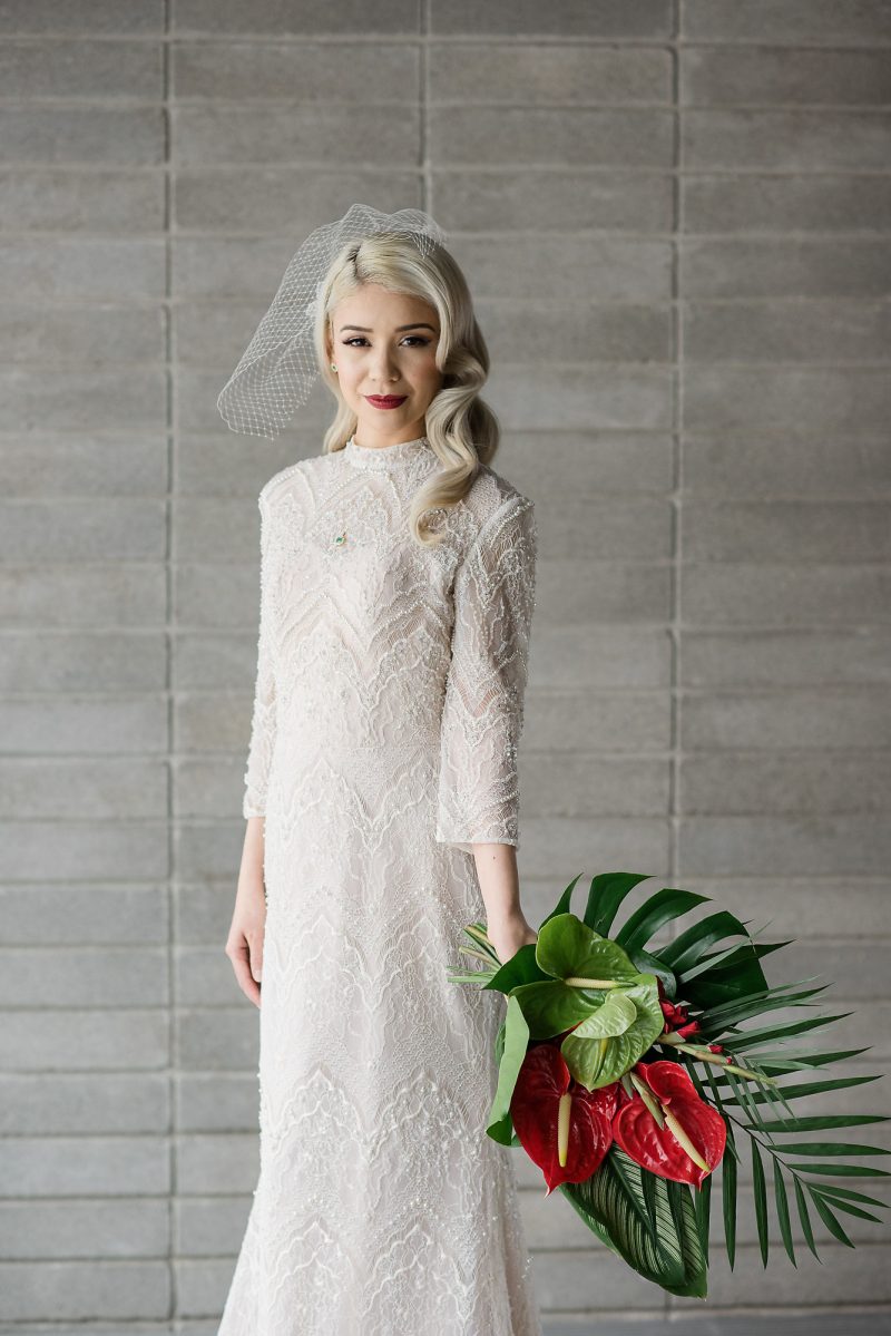 A little tropical, a little glam: this Cuban wedding inspiration is pure romance in 1940s Havana