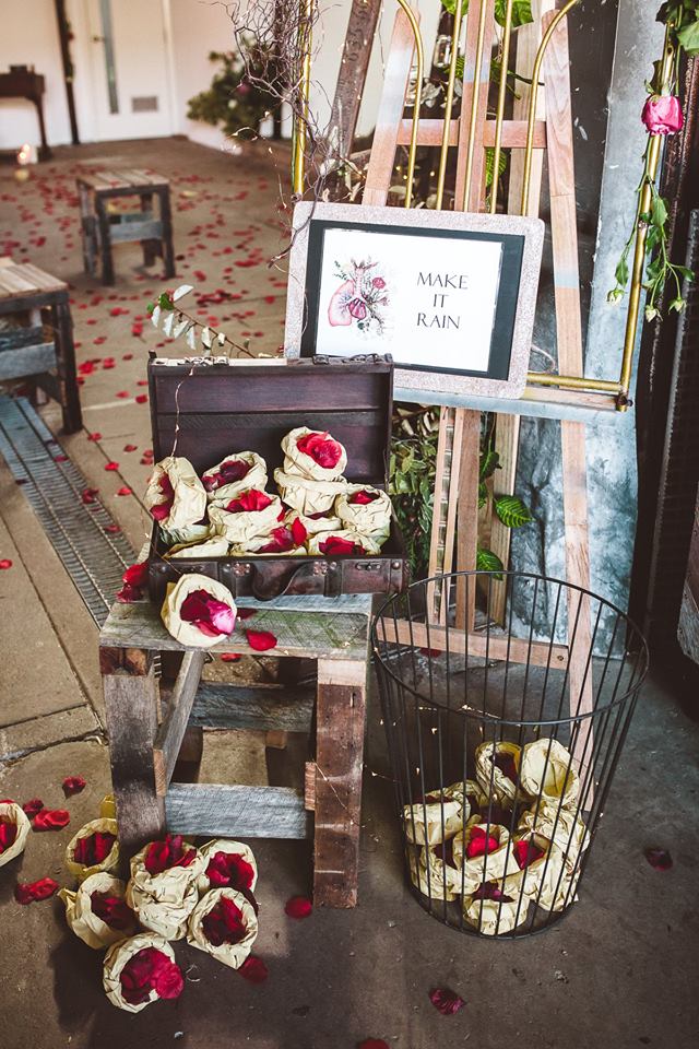 An eclectic rock 'n' roll burlesque extravaganza wedding