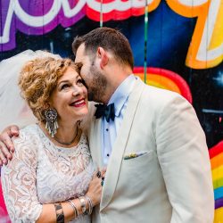 Arielle and Mike 0431 - This urban swinger-vibe microwedding had '60s style, beer, & lots of makeouts This urban swinger-vibe microwedding had '60s style, beer, & lots of makeouts