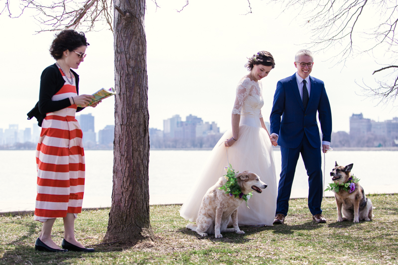 Feast your eyes on this joyful Chicago elopement with donuts & dogs