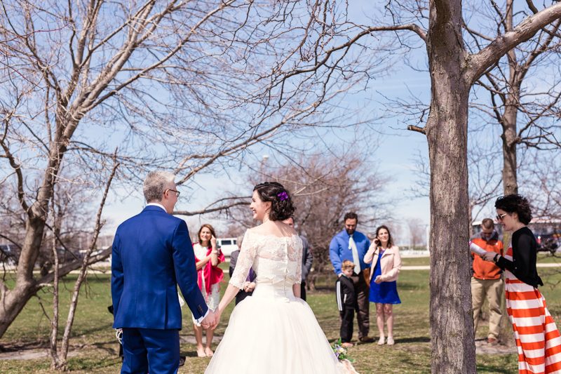 Feast your eyes on this joyful Chicago elopement with donuts & dogs