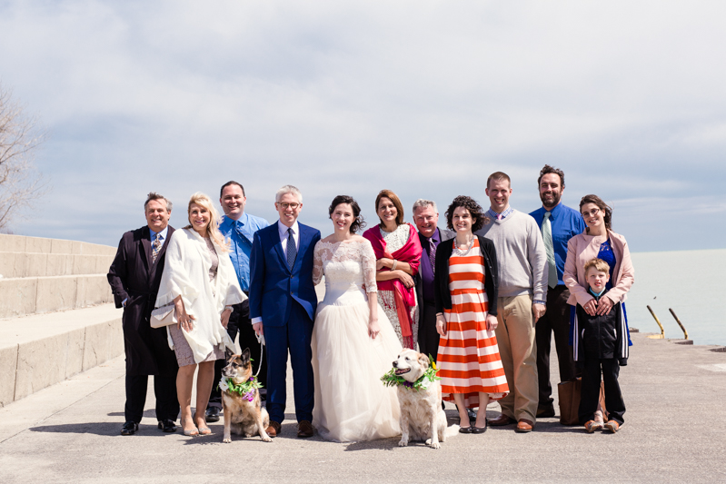 Feast your eyes on this joyful Chicago elopement with donuts & dogs