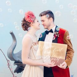 DumboStyledShoot 135 - “Close to my heart. Never to part": Circus romance abounds at this Dumbo-inspired wedding “Close to my heart. Never to part": Circus romance abounds at this Dumbo-inspired wedding