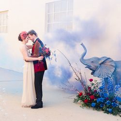DumboStyledShoot 199 - “Close to my heart. Never to part": Circus romance abounds at this Dumbo-inspired wedding “Close to my heart. Never to part": Circus romance abounds at this Dumbo-inspired wedding