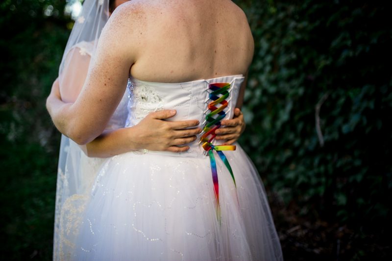 DutcherPhotography Sarah Mabel 1002 - Rainbows & dinos at this magical queer wedding in Madison, WI Rainbows & dinos at this magical queer wedding in Madison, WI