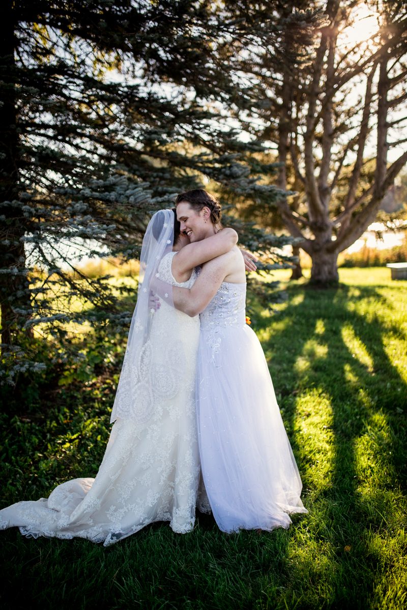 DutcherPhotography Sarah Mabel 1026 - Rainbows & dinos at this magical queer wedding in Madison, WI Rainbows & dinos at this magical queer wedding in Madison, WI