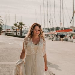 hvar wedding 21 - A secluded & magical wedding in a golden lit lavender field in Croatia A secluded & magical wedding in a golden lit lavender field in Croatia