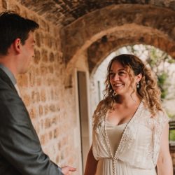 hvar wedding 22 - A secluded & magical wedding in a golden lit lavender field in Croatia A secluded & magical wedding in a golden lit lavender field in Croatia