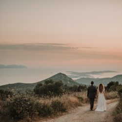 hvar wedding 57 - A secluded & magical wedding in a golden lit lavender field in Croatia A secluded & magical wedding in a golden lit lavender field in Croatia