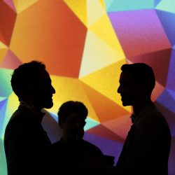 Pastel suits & a surprise drag show at this two groom fête in Chicago