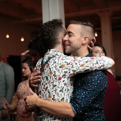 Pastel suits & a surprise drag show at this two groom fête in Chicago