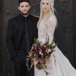 AllieDeariePhotography 11 - Bend the knee for this epic, snowy Game of Thrones wedding inspiration https://www.alliedeariephotography.com/
