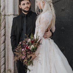 AllieDeariePhotography 13 - Bend the knee for this epic, snowy Game of Thrones wedding inspiration https://www.alliedeariephotography.com/