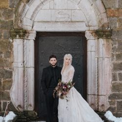 AllieDeariePhotography 9 - Bend the knee for this epic, snowy Game of Thrones wedding inspiration https://www.alliedeariephotography.com/