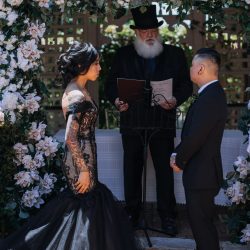 Amy Andrew Wedding 140 - Elegance meets dark romance at this Sydney goth chic wedding Elegance meets dark romance at this Sydney goth chic wedding