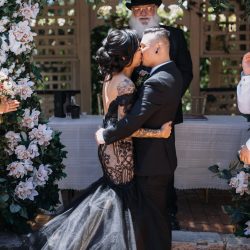 Amy Andrew Wedding 183 - Elegance meets dark romance at this Sydney goth chic wedding Elegance meets dark romance at this Sydney goth chic wedding