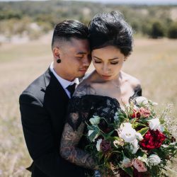 Amy Andrew Wedding 340 - Elegance meets dark romance at this Sydney goth chic wedding Elegance meets dark romance at this Sydney goth chic wedding