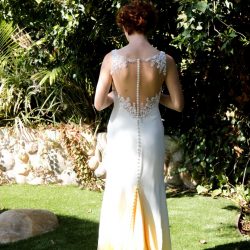 Colwell Taylor TristaMajaPhotography TP2A0541 big - Pops of color, fave fandoms, & vegan food at this Enchanted Manor wedding Pops of color, fave fandoms, & vegan food at this Enchanted Manor wedding