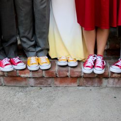 Colwell Taylor TristaMajaPhotography TP2A1470 big - Pops of color, fave fandoms, & vegan food at this Enchanted Manor wedding Pops of color, fave fandoms, & vegan food at this Enchanted Manor wedding