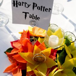Colwell Taylor TristaMajaPhotography TP2A1661 big - Pops of color, fave fandoms, & vegan food at this Enchanted Manor wedding Pops of color, fave fandoms, & vegan food at this Enchanted Manor wedding